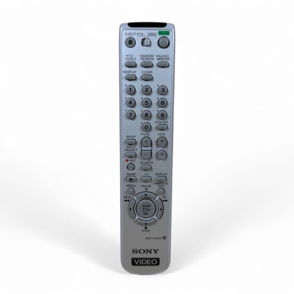 Sony RMTV-402A Remote Control for SLVN-750 VCR Original Genuine Tested Works OEM